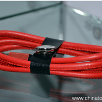 高质量皮革 usb 电缆数据同步充电器 7