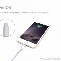 Multifunction braided micro usb cable 2 ۾ 1 cable for iphone 7