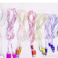 Rainbow Charger Micro USB Data Cable Cord 3
