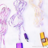 Rainbow Charger Micro USB Data Cable Cord 6