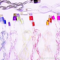 Rainbow Charger Micro USB Data Cable Cord 7