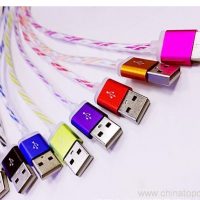 Rainbow Charger Micro USB Data Cable Cord 8