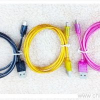 Reflective USB Data Line For iPhone and android 3