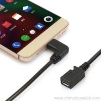 Rätt vinkel USB-C USB 3.1 Typ C typ-C hane laddare datakabel 4