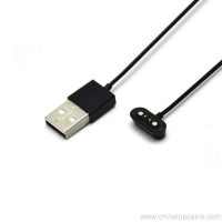 Spring-contact charging cable with magnet for wearable bluetooth watch 2