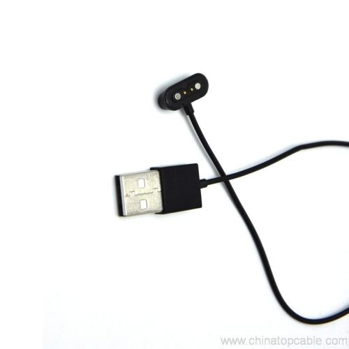 Spring-contact charging cable with magnet for wearable bluetooth watch - Image 3