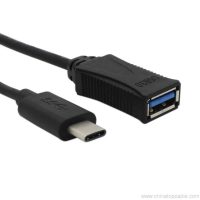 USB 3.1 Taip C lelaki untuk USB 3.0 wanita OTG penukar kabel penyesuai 5