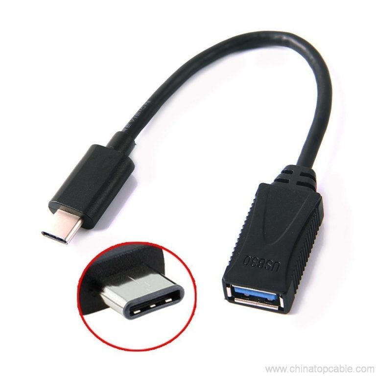 thumbnail image 2 of USB-C Male To USB 3.0 Female OTG Adapter - Gold, Data & Charging Converter For Smartphones & Tablets 2 of 12