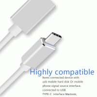 10cm usb3.1 type c to usb3.0 type a female usb otg cable 2
