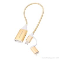 2 in 1 3.0 usb otg cable for iphone 3