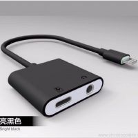 Iphone 的音频和电荷拆分器连接器适配器 7 6