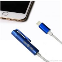 Headphone converter tot 3,5 mm pastuk met Volumebeheer vir iphone 7 5