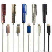 Headphone converter sa 3.5mm adaptor na may volume control para sa iphone 7 6