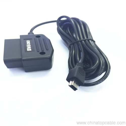 Car Charger OBD Step-down Cable 12V 24V To 5V 2A With Mini USB Connector - Image 3
