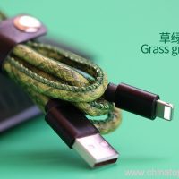 Cool Schlaang Haut Design USB Kabel fir Smartphone-09