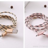 Nylon-сүлжмэл-USB-кабель төлөө Iphone-04