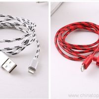 Nylon-сүлжмэл-USB-кабель төлөө Iphone-06