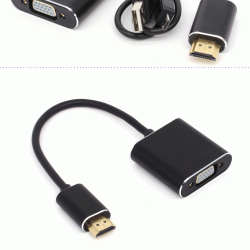 1080P HDMI Male TO VGA Female Converter Adapter Cable - Image 7