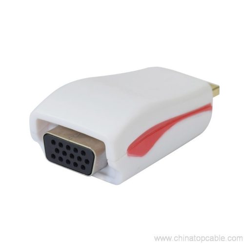 1080P HDMI Male to VGA Female Video Converter Adapter +USB Power Audio Cable PC - Image 5