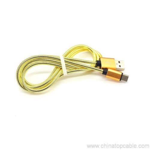 2A Fast Charge Soft Tube USB Metal Cable for iPhone 7/for Android - Image 3