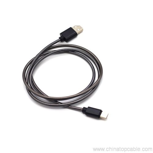 2A Fast Charge Soft Tube USB Metal Cable for iPhone 7/for Android - Image 4