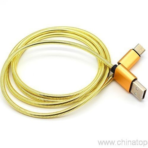 2A Fast Charge Soft Tube USB Metal Cable for iPhone 7/for Android - Image 7