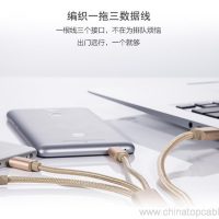 3-in-1 ნაქსოვი-USB მონაცემების საკაბელო-inferface-iphone- მიკრო და ტიპის-c- სმარტფონისთვის და ციფრული პროდუქტები-05