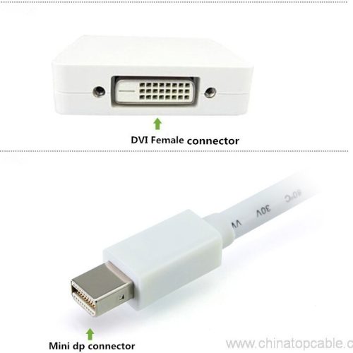 3 in 1 Thunderbolt Mini Displayport to DP HDMI DVI Adapter Cable - Image 3