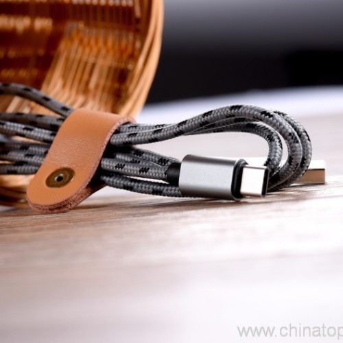 Aluminum Connector Nylon Braided Textile Woven Knitting USB Cable For Iphone - Image 6