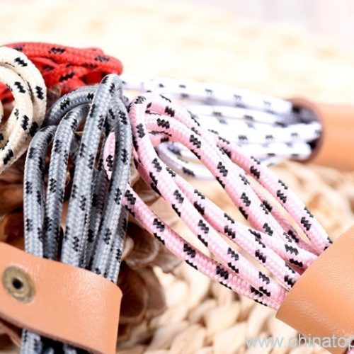 Aluminum Connector Nylon Braided Textile Woven Knitting USB Cable For Iphone - Image 12