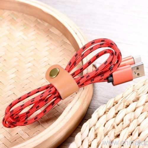 Aluminum Connector Nylon Braided Textile Woven Knitting USB Cable For Iphone - Image 15