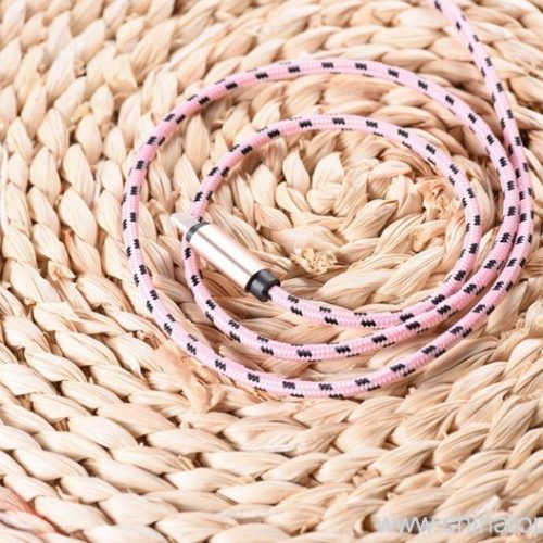 Aluminum Connector Nylon Braided Textile Woven Knitting USB Cable For Iphone - Image 17