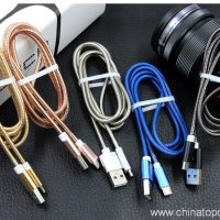 گارد سیم با راه راه لوله های انعطاف پذیر فلزی لوله-USB-کابل-2-4a-01