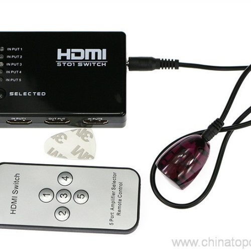 HDMI Auto Switch 5 in 1 out 5x1 full 3D 1080P for HDTV DVD PS3 - Image 8