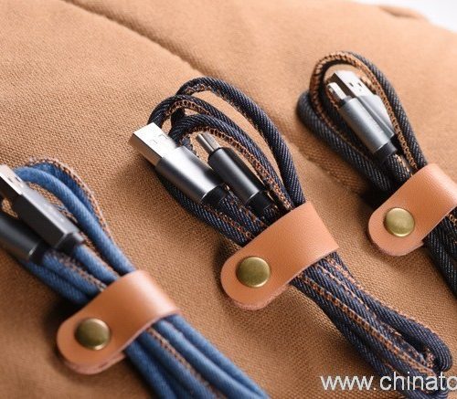 Jean Cloth 8pin USB cable for iPhone 6 6 Plus 5 s s 5 iPadmini