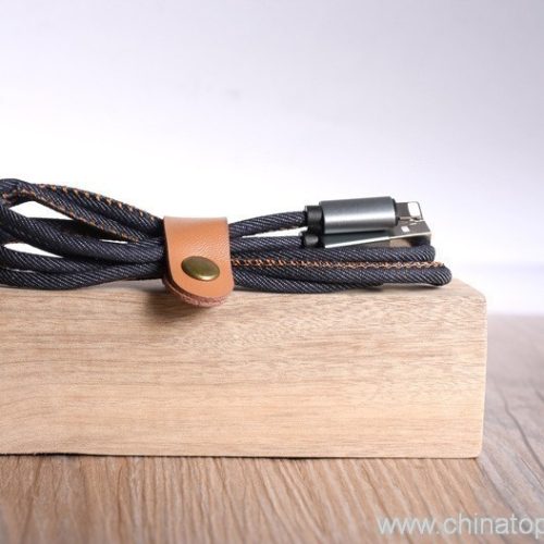 Jean Cloth 8pin USB cable for iPhone 6 6 Plus 5 s s 5 iPadmini - Image 5