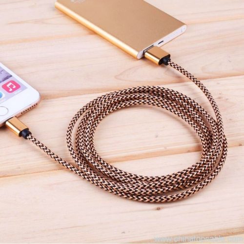 Knitted USB Cable colorful nylon Braided charging usb cable - Image 4