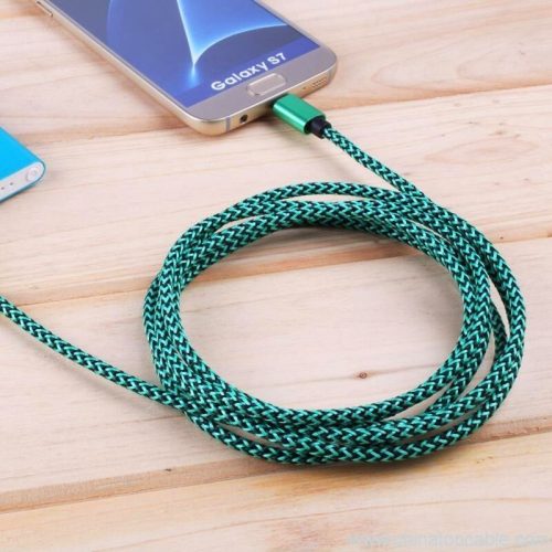 Knitted USB Cable colorful nylon Braided charging usb cable - Image 5