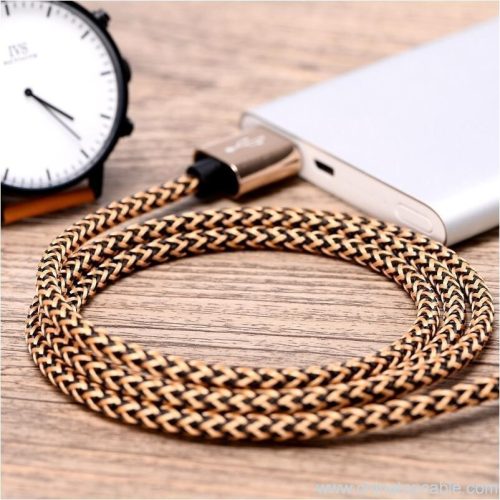 Knitted USB Cable colorful nylon Braided charging usb cable - Image 6