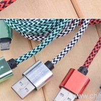 трикотажные-usb-кабель-цветные-нейлон-плетеные зарядки-usb-кабель-07