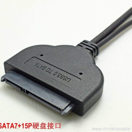 USB 3.0 to SATA 22 Pin 2.5" Hard Disk Drive Converter Adapter Cable With USB Power cable For SSD / HHD - Image 5