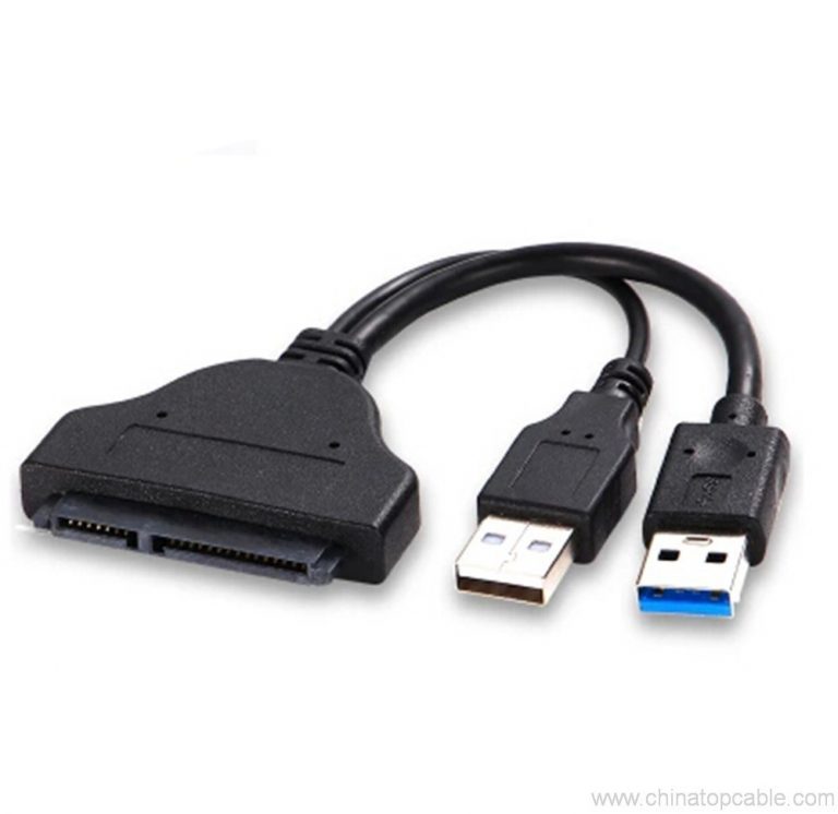 USB 3.0 To SATA 22Pin SSD 2.5 Inch Hard Disk Drive Adapter Cable Adapter