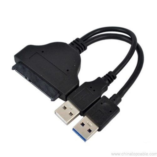 USB 3.0 to SATA 22 Pin 2.5" Hard Disk Drive Converter Adapter Cable With USB Power cable For SSD / HHD - Image 16
