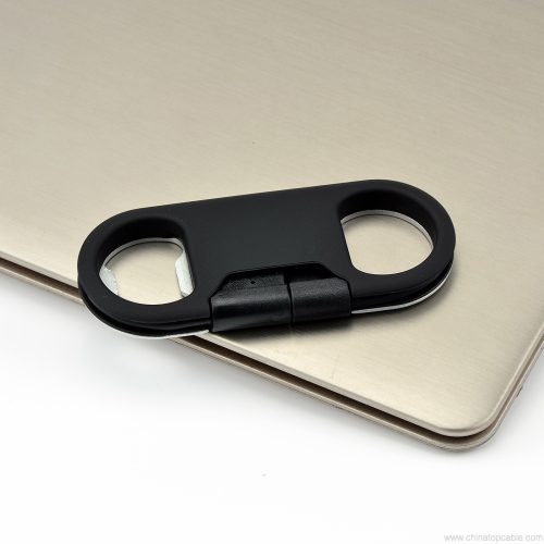 USB Data Line USB Charge Sync Cable + Bottle Opener + Keychain For Android Phone - Image 7