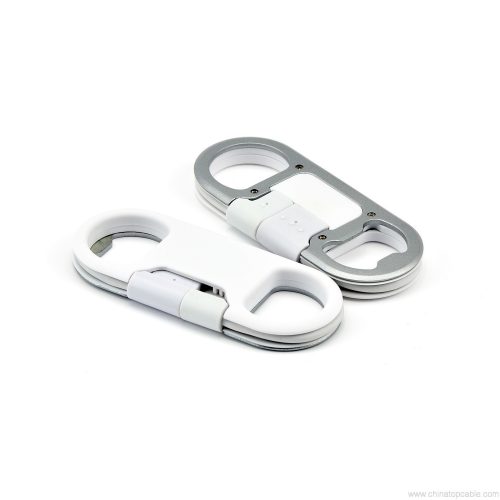 USB Data Line USB Charge Sync Cable + Bottle Opener + Keychain For Android Phone - Image 14