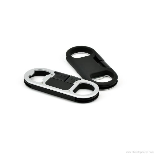 USB Data Line USB Charge Sync Cable + Bottle Opener + Keychain For Android Phone - Image 15