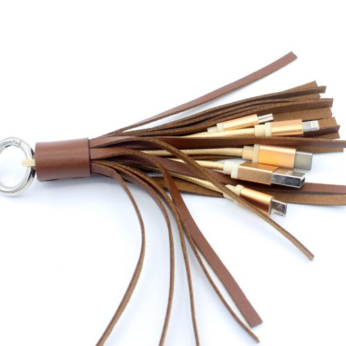 Keyring All in 1 Data Charging Cable with Fashion Fringe For Smartphones - Image 21