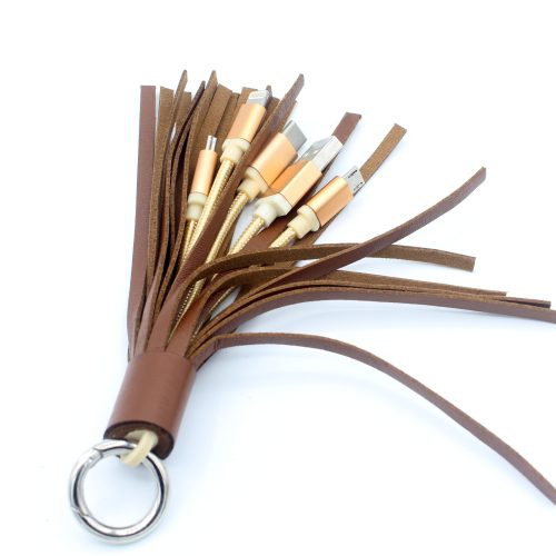 Keyring All in 1 Data Charging Cable with Fashion Fringe For Smartphones - Image 22