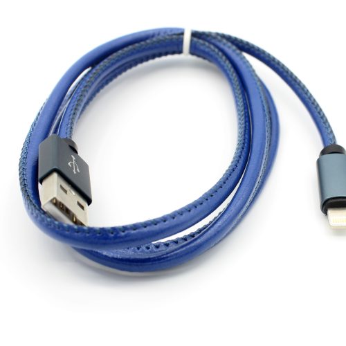 Leather Sewing Fast Charging USB Data Cable with Quality 15,000 times Aluminum Alloy Conectors - Image 3