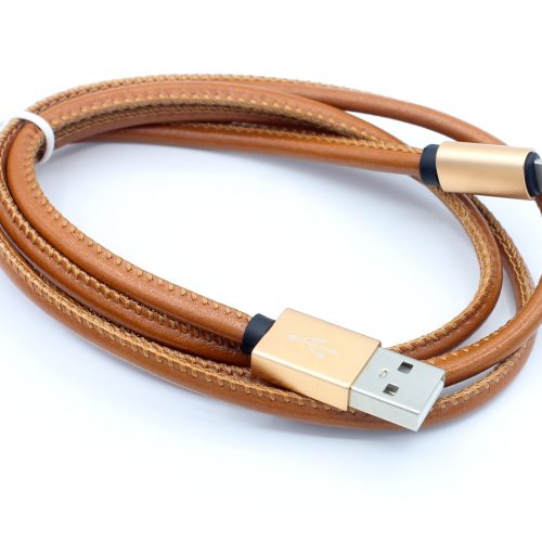 Leather Sewing Fast Charging USB Data Cable with Quality 15,000 times Aluminum Alloy Conectors - Image 17